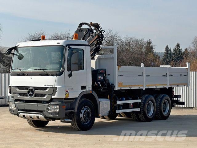 Mercedes-Benz ACTROS 2641*KIPPER 6,00 m + KRAN/FUNK *6x4* TOP Darus teherautók