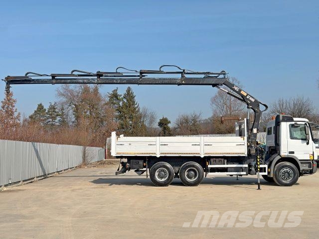Mercedes-Benz ACTROS 2641*KIPPER 6,00 m + KRAN/FUNK *6x4* TOP Darus teherautók