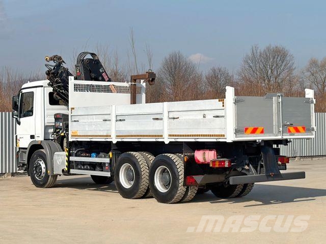 Mercedes-Benz ACTROS 2641*KIPPER 6,00 m + KRAN/FUNK *6x4* TOP Darus teherautók
