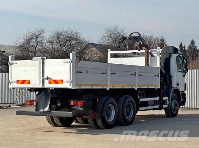 Mercedes-Benz ACTROS 2641*KIPPER 6,00 m + KRAN/FUNK *6x4* TOP Darus teherautók