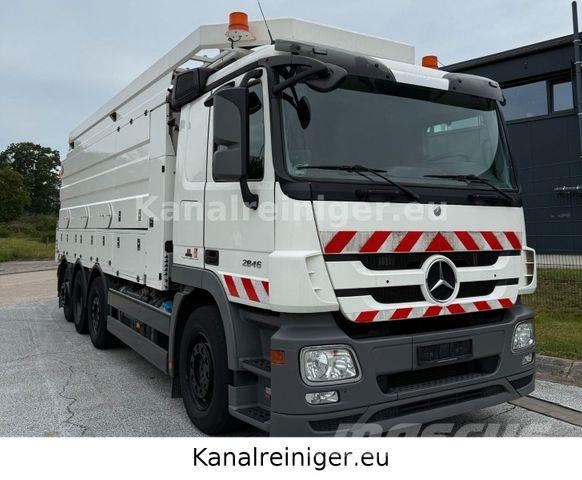 Mercedes-Benz Actros 3246 8x2 Assmann Wasserrückgewinner 콤비/진공 트럭