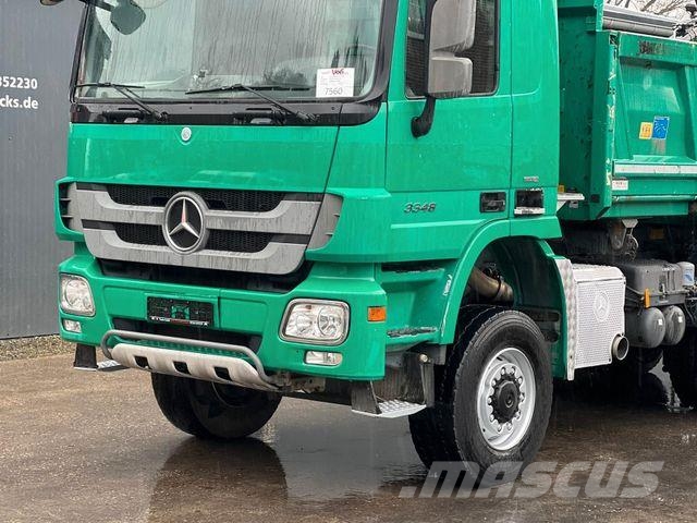 Mercedes-Benz Actros 3348 6x6 Kipper mit HIAB 1300RS 83 Tipper trucks