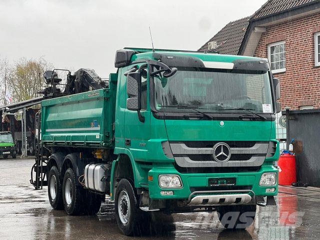 Mercedes-Benz Actros 3348 6x6 Kipper mit HIAB 1300RS 83 Tipper trucks