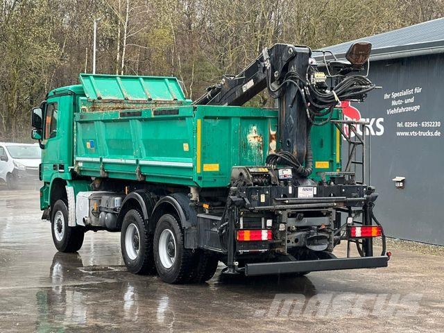 Mercedes-Benz Actros 3348 6x6 Kipper mit HIAB 1300RS 83 Tipper trucks