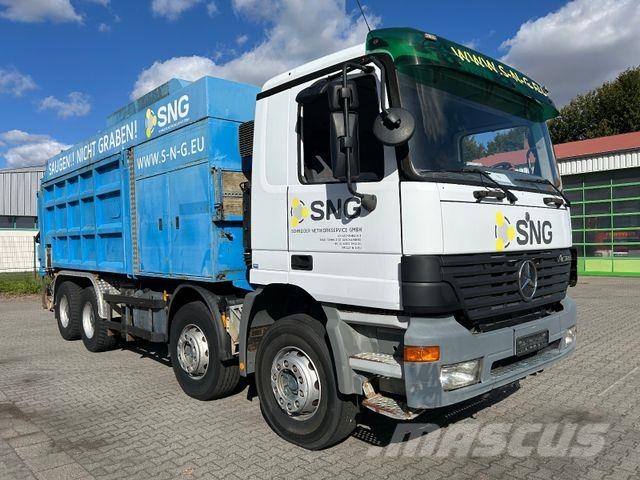 Mercedes-Benz Actros 4140 / Saugbagger RSP32-7 / 2 x Turbine Вантажівки-цистерни