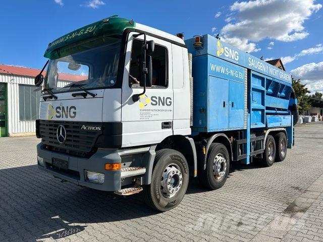 Mercedes-Benz Actros 4140 / Saugbagger RSP32-7 / 2 x Turbine Вантажівки-цистерни