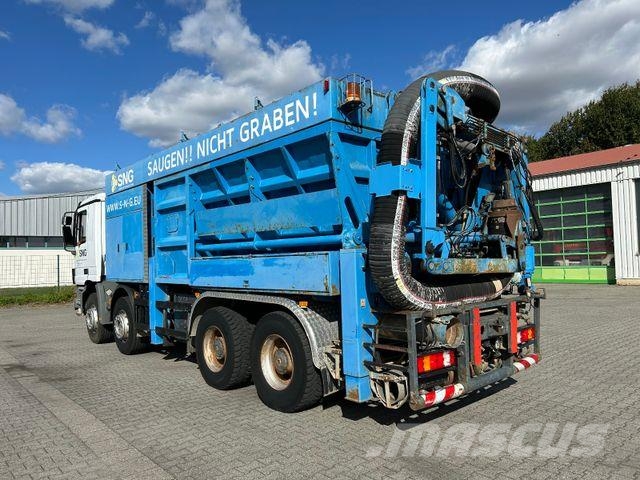 Mercedes-Benz Actros 4140 / Saugbagger RSP32-7 / 2 x Turbine Вантажівки-цистерни