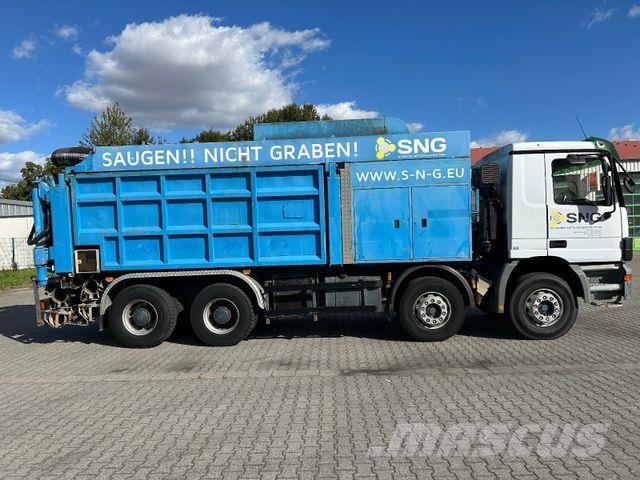 Mercedes-Benz Actros 4140 / Saugbagger RSP32-7 / 2 x Turbine Вантажівки-цистерни