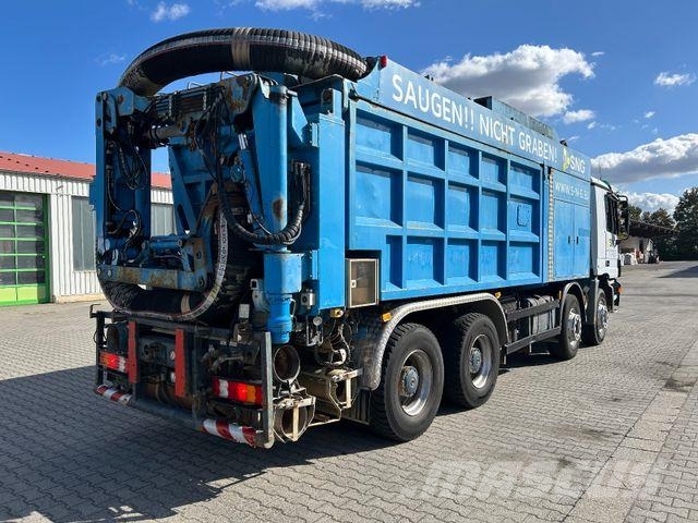 Mercedes-Benz Actros 4140 / Saugbagger RSP32-7 / 2 x Turbine Вантажівки-цистерни