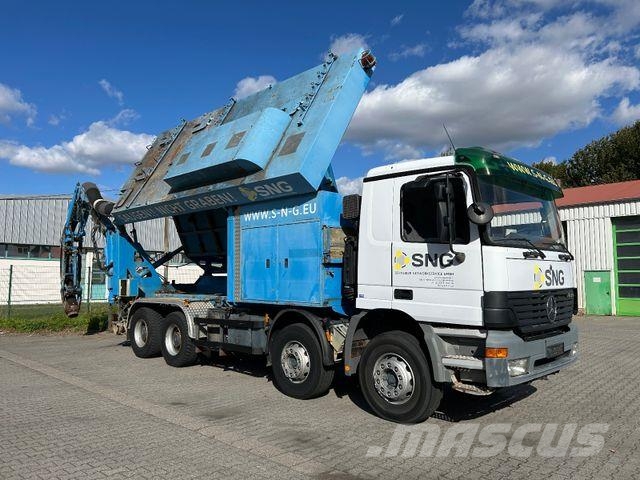 Mercedes-Benz Actros 4140 / Saugbagger RSP32-7 / 2 x Turbine Вантажівки-цистерни