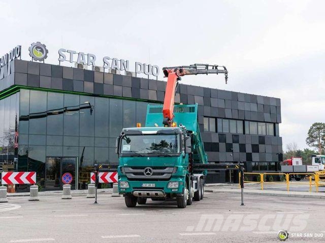 Mercedes-Benz ACTROS 4151 8x4 Palfinger PK 30002 K Crane Tipp 傾卸式卡車
