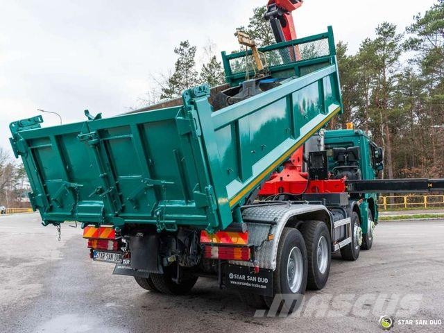 Mercedes-Benz ACTROS 4151 8x4 Palfinger PK 30002 K Crane Tipp 傾卸式卡車