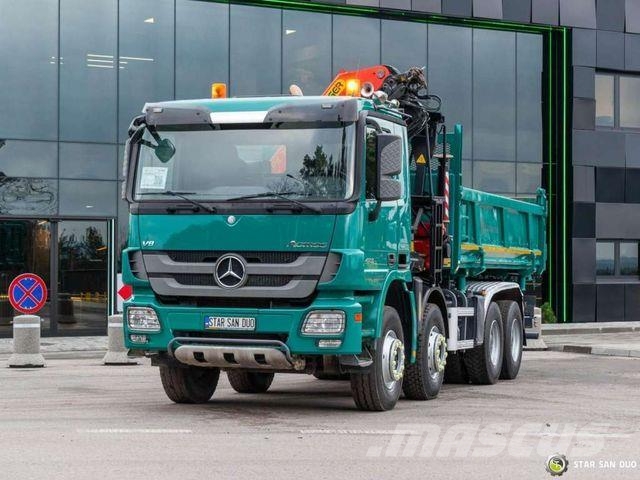 Mercedes-Benz ACTROS 4151 8x4 Palfinger PK 30002 K Crane Tipp 傾卸式卡車