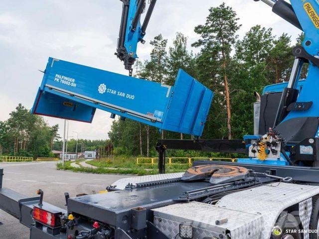 Mercedes-Benz ACTROS 4155 8x4 Palfinger PK 78002 Fly Jib 5th Автокранове