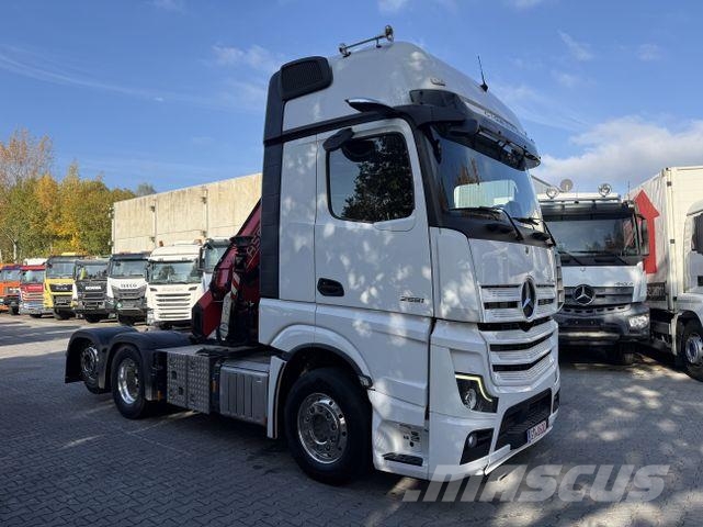 Mercedes-Benz Actros MP5 2551 6X2 Kran Fassi F185 牵引车
