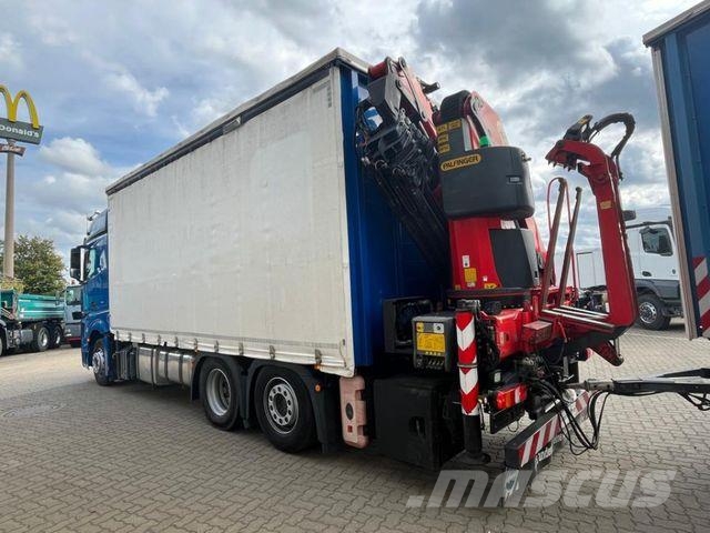 Mercedes-Benz Actros neu 2548 L 6x2 Pritsche Heckkran 34m/to, Pressukapelli kuorma-autot