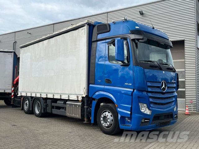 Mercedes-Benz Actros neu 2548 L 6x2 Pritsche Heckkran 34m/to, Pressukapelli kuorma-autot