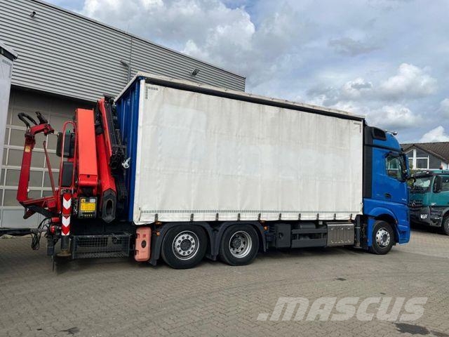 Mercedes-Benz Actros neu 2548 L 6x2 Pritsche Heckkran 34m/to, Nosturiautot