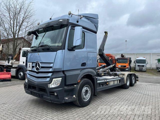 Mercedes-Benz Actros neu 2548 L 6x2 Abrollkipper Meiller RS21. 훅 리프트 트럭