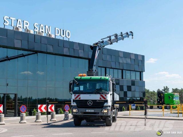 Mercedes-Benz Actrosr2044A 4x4 Hiab 211 EP-5 Crane Camiones grúa