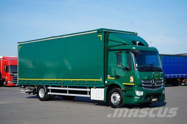 Mercedes-Benz ANTOS / 1833 / ACC / E 6 / FIRANKA + WINDA / 21 Ciężarówki firanki