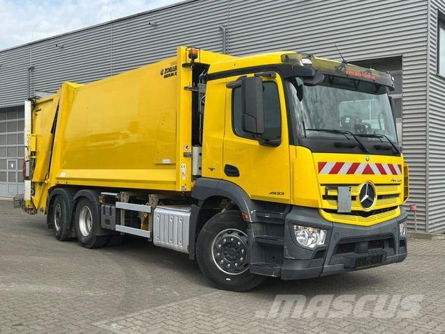 Mercedes-Benz Antos 2533 L/6x2/ENA Müllwagen Zoeller + Schüttu Šiukšliavežės