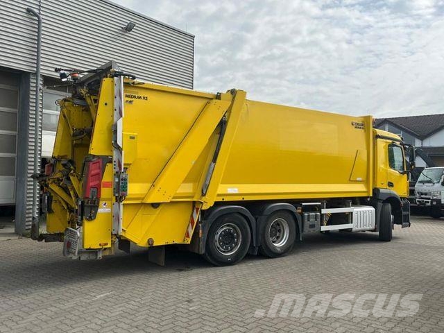 Mercedes-Benz Antos 2533 L/6x2/ENA Müllwagen Zoeller + Schüttu Šiukšliavežės