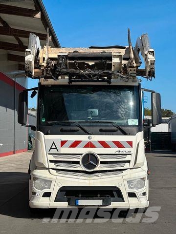 Mercedes-Benz Antos 2533 6x2 FAUN Frontpress 533 Überkopflader Šiukšliavežės