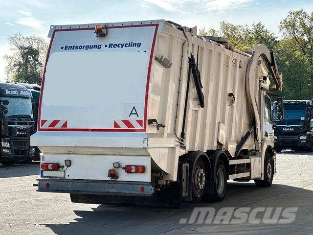 Mercedes-Benz Antos 2533 6x2 FAUN Frontpress 533 Überkopflader Šiukšliavežės