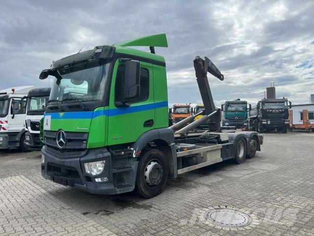 Mercedes-Benz Antos 2543 L 6x2 Abrollkipper VDL Schub+Knick Camiones polibrazo