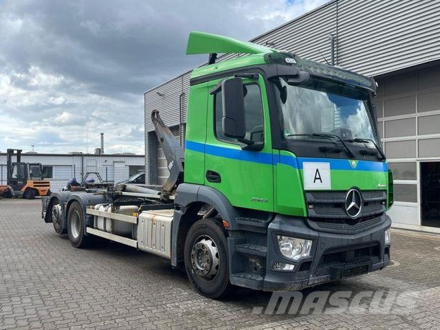 Mercedes-Benz Antos 2543 L 6x2 Abrollkipper VDL Schub+Knick Camiones polibrazo