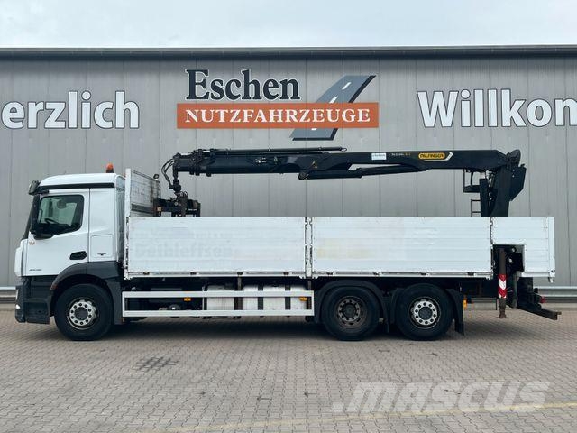 Mercedes-Benz Antos 2536 L*Palfinger PK23001*Lenkachse*TOP Flatbed / Dropside trucks