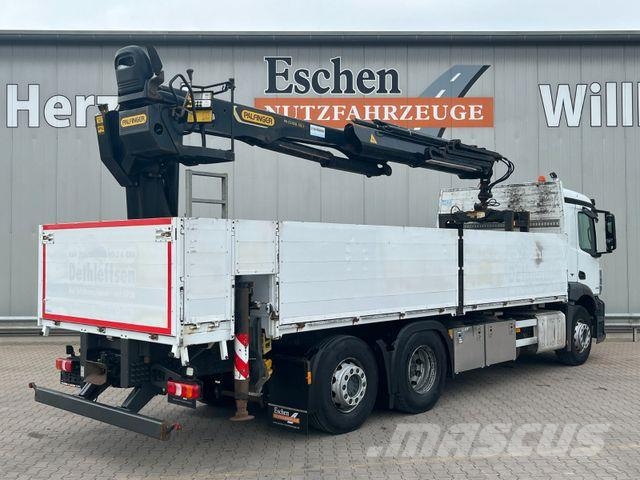 Mercedes-Benz Antos 2536 L*Palfinger PK23001*Lenkachse*TOP Flatbed / Dropside trucks