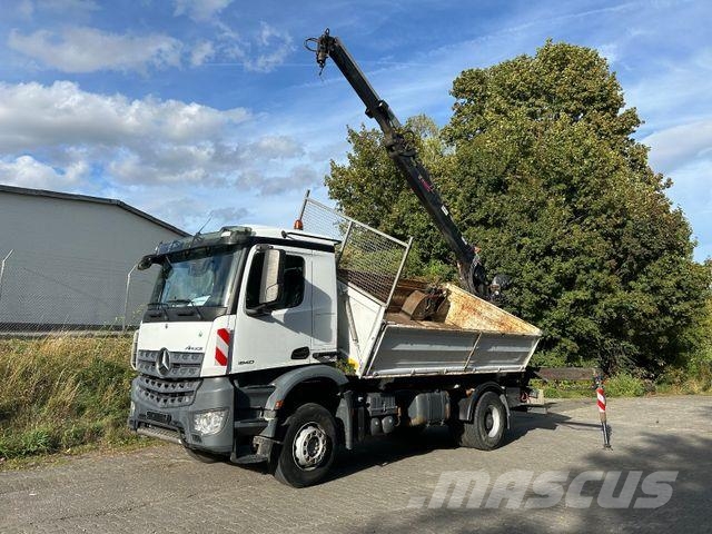 Mercedes-Benz Arocs 1840 BB 4x2 / Hiab 1100 RS79 + Greifer Sora- ja kippiautot