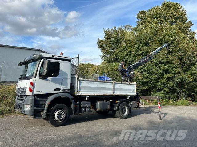 Mercedes-Benz Arocs 1840 BB 4x2 / Hiab 1100 RS79 + Greifer Sora- ja kippiautot
