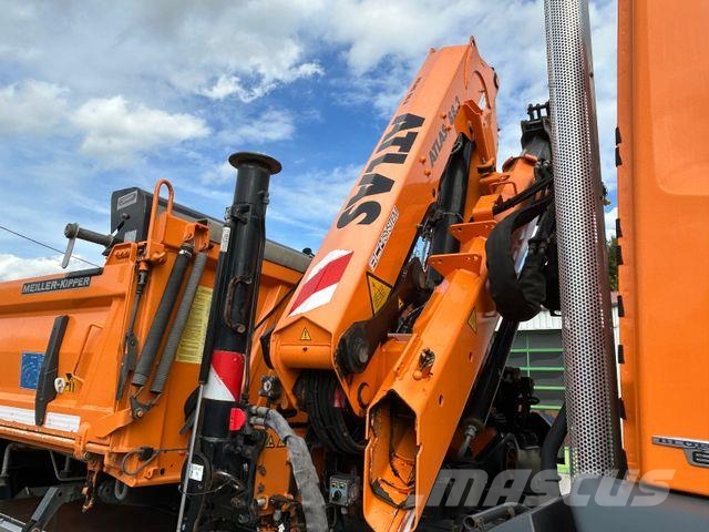 Mercedes-Benz Arocs 1824 / 4x2 BB / Atlas 88.3 + Funk Tippbil