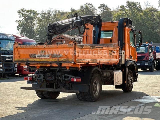 Mercedes-Benz Arocs 1833K 4x2 Meiller-DSK mit Hiab Ladekran Kipper