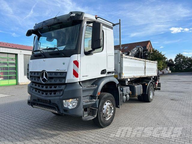 Mercedes-Benz Arocs 1840 BB 4x2 / Hiab 1100 RS79 + Greifer Sora- ja kippiautot