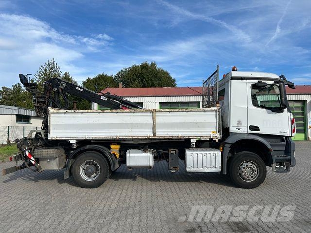 Mercedes-Benz Arocs 1840 BB 4x2 / Hiab 1100 RS79 + Greifer Sora- ja kippiautot