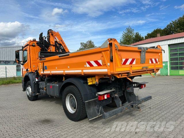 Mercedes-Benz Arocs 1824 / 4x2 BB / Atlas 88.3 + Funk Tippbil