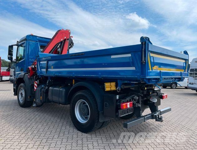 Mercedes-Benz Arocs 1832/ Fassi F 120+Funk/ 2xAHK/ AC/ Org. KM Camiones bañeras basculantes o volquetes