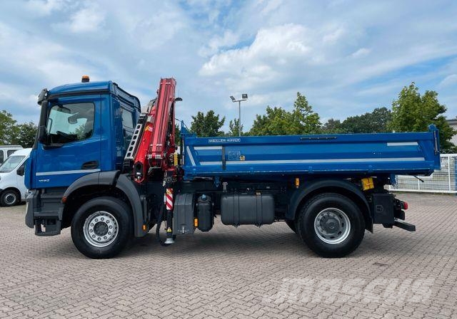Mercedes-Benz Arocs 1832/ Fassi F 120+Funk/ 2xAHK/ AC/ Org. KM Camiones bañeras basculantes o volquetes