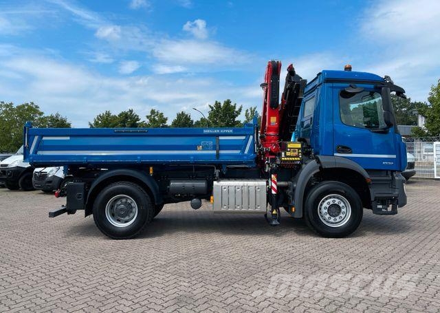 Mercedes-Benz Arocs 1832/ Fassi F 120+Funk/ 2xAHK/ AC/ Org. KM Camiones bañeras basculantes o volquetes