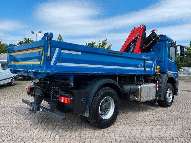 Mercedes-Benz Arocs 1832/ Fassi F 120+Funk/ 2xAHK/ AC/ Org. KM Camiones bañeras basculantes o volquetes