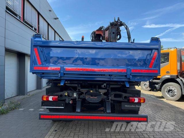 Mercedes-Benz Arocs 1833 K 4x2 2-Achs Kipper Kran Atlas 105.2 Tippbilar