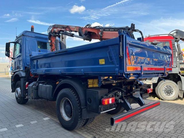 Mercedes-Benz Arocs 1833 K 4x2 2-Achs Kipper Kran Atlas 105.2 Tippbilar