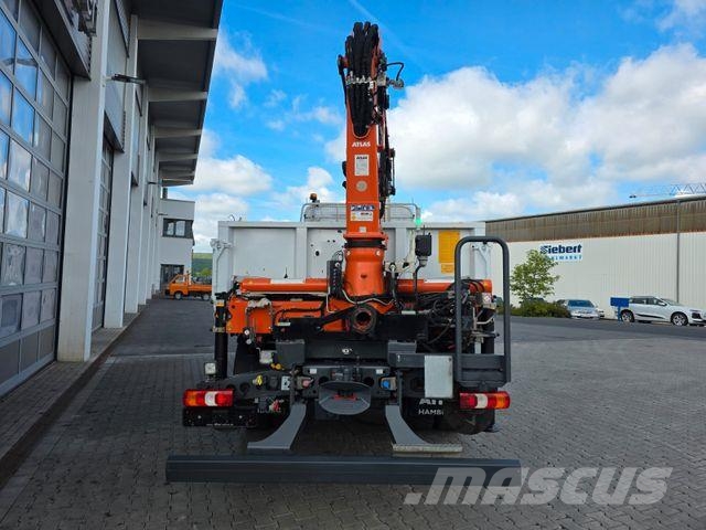 Mercedes-Benz Arocs 1835 KK Heckkran Atlas 126.3E-A3L Funk Savivarčių priekabų vilkikai