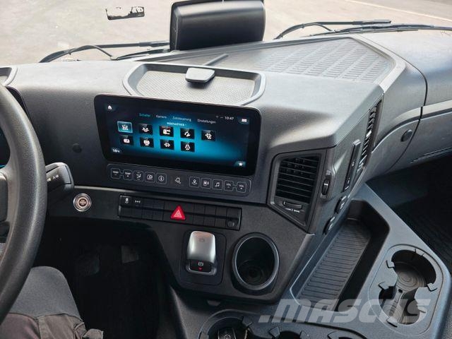 Mercedes-Benz Arocs 1835 KK Heckkran Atlas 126.3E-A3L Funk Savivarčių priekabų vilkikai