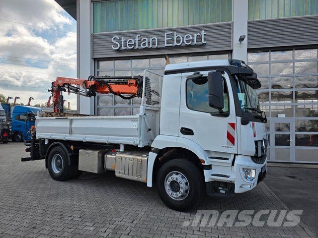 Mercedes-Benz Arocs 1835 KK Heckkran Atlas 126.3E-A3L Funk Savivarčių priekabų vilkikai