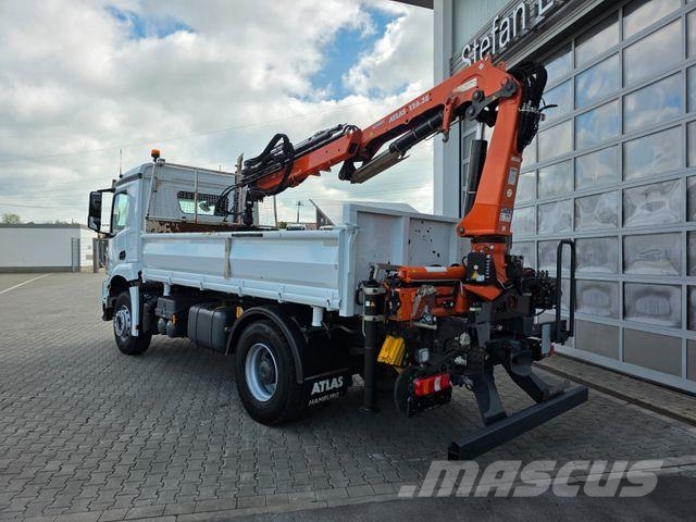 Mercedes-Benz Arocs 1835 KK Heckkran Atlas 126.3E-A3L Funk Savivarčių priekabų vilkikai